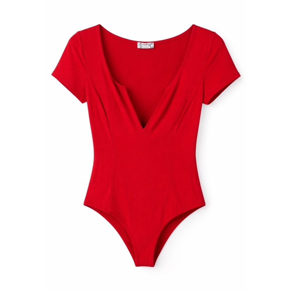 ❤️ Free People Red Bodysuit – NWT